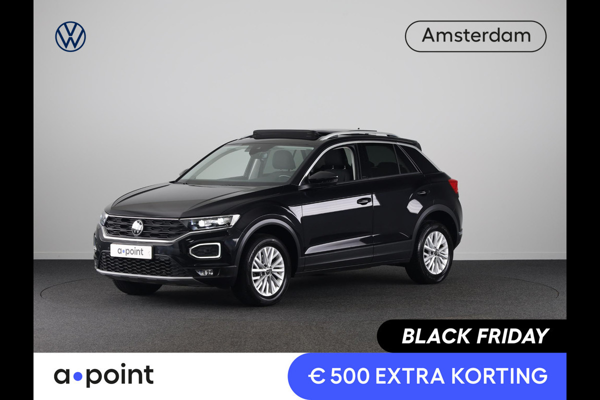 Volkswagen T-Roc 1.0 TSI Style 110 pk | Navigatie | Panoramadak | Parkeersensoren | Autom. airco | Stoelverwarming | LED koplampen |