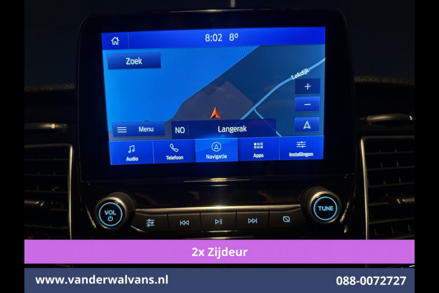 Ford Transit Custom 2.0 TDCI 185pk L1H1 Sport Euro6 Airco | 2x zijdeur | Xenon | Camera | Navigatie | LM velgen Trekhaak, Adaptieve Cruisecontrol, Stoelverwarming, Verwarmde voorruit, Parkeersensoren, Dakdragers, Bijrijdersbank