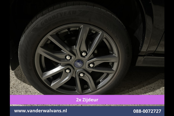 Ford Transit Custom 2.0 TDCI 185pk L1H1 Sport Euro6 Airco | 2x zijdeur | Xenon | Camera | Navigatie | LM velgen Trekhaak, Adaptieve Cruisecontrol, Stoelverwarming, Verwarmde voorruit, Parkeersensoren, Dakdragers, Bijrijdersbank