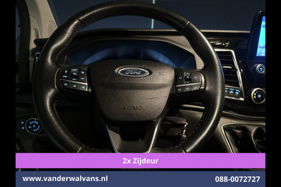 Ford Transit Custom 2.0 TDCI 185pk L1H1 Sport Euro6 Airco | 2x zijdeur | Xenon | Camera | Navigatie | LM velgen Trekhaak, Adaptieve Cruisecontrol, Stoelverwarming, Verwarmde voorruit, Parkeersensoren, Dakdragers, Bijrijdersbank