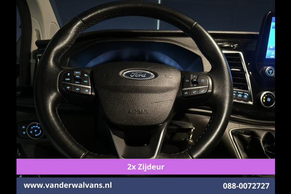 Ford Transit Custom 2.0 TDCI 185pk L1H1 Sport Euro6 Airco | 2x zijdeur | Xenon | Camera | Navigatie | LM velgen Trekhaak, Adaptieve Cruisecontrol, Stoelverwarming, Verwarmde voorruit, Parkeersensoren, Dakdragers, Bijrijdersbank