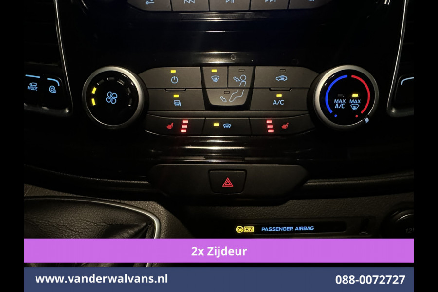 Ford Transit Custom 2.0 TDCI 185pk L1H1 Sport Euro6 Airco | 2x zijdeur | Xenon | Camera | Navigatie | LM velgen Trekhaak, Adaptieve Cruisecontrol, Stoelverwarming, Verwarmde voorruit, Parkeersensoren, Dakdragers, Bijrijdersbank