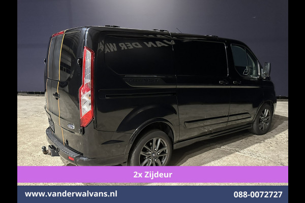 Ford Transit Custom 2.0 TDCI 185pk L1H1 Sport Euro6 Airco | 2x zijdeur | Xenon | Camera | Navigatie | LM velgen Trekhaak, Adaptieve Cruisecontrol, Stoelverwarming, Verwarmde voorruit, Parkeersensoren, Dakdragers, Bijrijdersbank