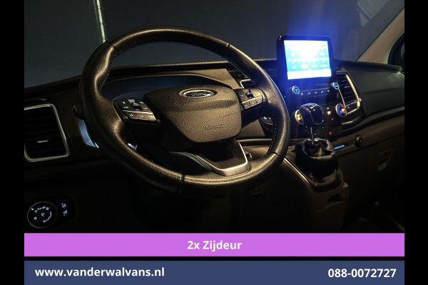 Ford Transit Custom 2.0 TDCI 185pk L1H1 Sport Euro6 Airco | 2x zijdeur | Xenon | Camera | Navigatie | LM velgen Trekhaak, Adaptieve Cruisecontrol, Stoelverwarming, Verwarmde voorruit, Parkeersensoren, Dakdragers, Bijrijdersbank