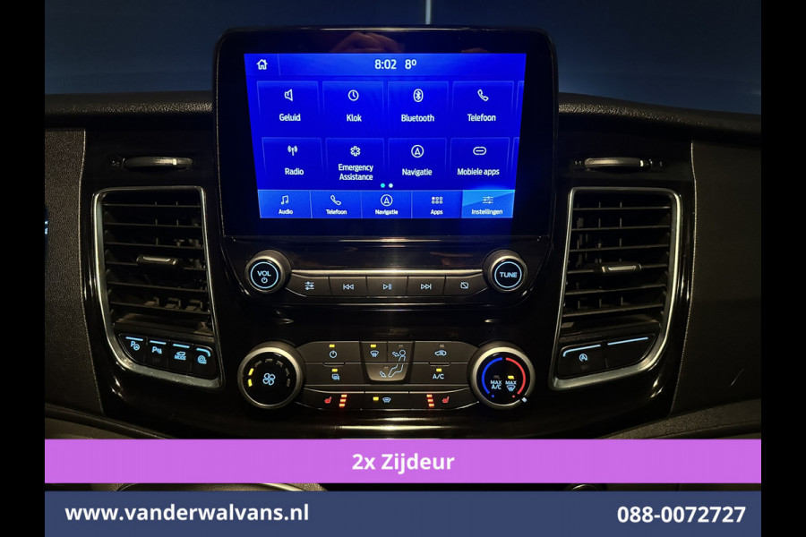 Ford Transit Custom 2.0 TDCI 185pk L1H1 Sport Euro6 Airco | 2x zijdeur | Xenon | Camera | Navigatie | LM velgen Trekhaak, Adaptieve Cruisecontrol, Stoelverwarming, Verwarmde voorruit, Parkeersensoren, Dakdragers, Bijrijdersbank