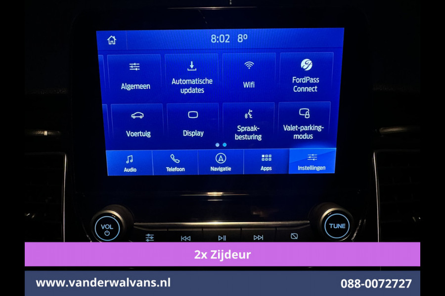 Ford Transit Custom 2.0 TDCI 185pk L1H1 Sport Euro6 Airco | 2x zijdeur | Xenon | Camera | Navigatie | LM velgen Trekhaak, Adaptieve Cruisecontrol, Stoelverwarming, Verwarmde voorruit, Parkeersensoren, Dakdragers, Bijrijdersbank