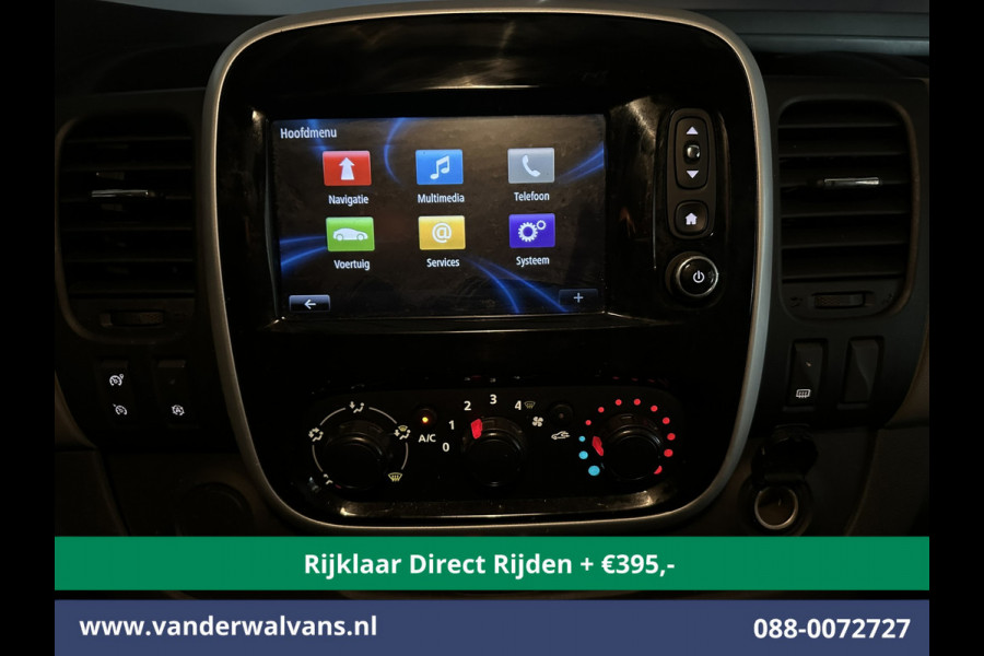 Renault Trafic 1.6 dCi 126pk L2H1 Euro6 *Rijklaar Direct Rijden* Airco | Imperiaal | Camera | Navigatie | Cruisecontrol | Trekhaak Parkeersensoren, Bijrijdersbank