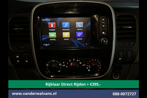 Renault Trafic 1.6 dCi 126pk L2H1 Euro6 *Rijklaar Direct Rijden* Airco | Imperiaal | Camera | Navigatie | Cruisecontrol | Trekhaak Parkeersensoren, Bijrijdersbank