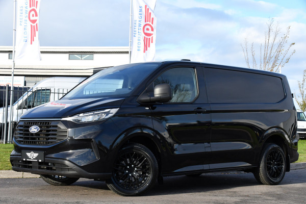 Ford Transit Custom 300 2.0 TDCI L1H1 Black Edition Virtual, Adaptieve Cruise, Carplay, Camera, Leder, LED, NAVI, Automaat, Uniek!