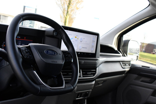 Ford Transit Custom 300 2.0 TDCI L1H1 Black Edition Virtual, Adaptieve Cruise, Carplay, Camera, Leder, LED, NAVI, Automaat, Uniek!