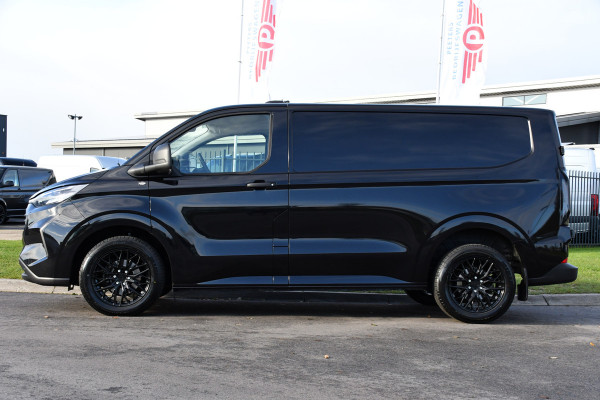 Ford Transit Custom 300 2.0 TDCI L1H1 Black Edition Virtual, Adaptieve Cruise, Carplay, Camera, Leder, LED, NAVI, Automaat, Uniek!