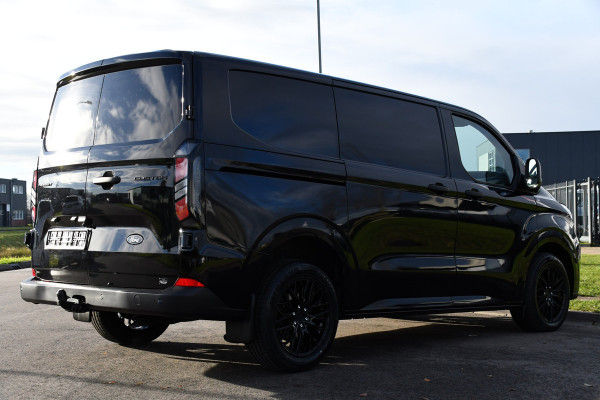 Ford Transit Custom 300 2.0 TDCI L1H1 Black Edition Virtual, Adaptieve Cruise, Carplay, Camera, Leder, LED, NAVI, Automaat, Uniek!