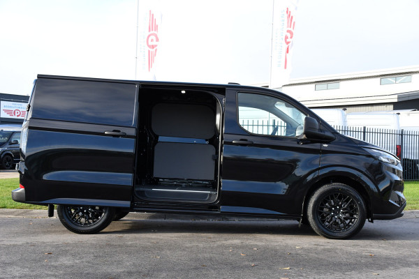 Ford Transit Custom 300 2.0 TDCI L1H1 Black Edition Virtual, Adaptieve Cruise, Carplay, Camera, Leder, LED, NAVI, Automaat, Uniek!