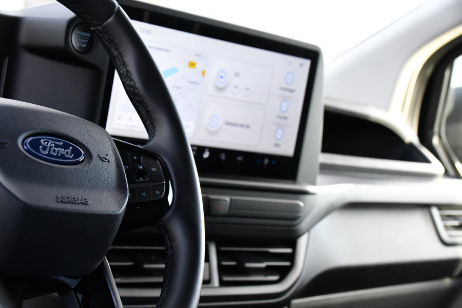 Ford Transit Custom 300 2.0 TDCI L1H1 Black Edition Virtual, Adaptieve Cruise, Carplay, Camera, Leder, LED, NAVI, Automaat, Uniek!