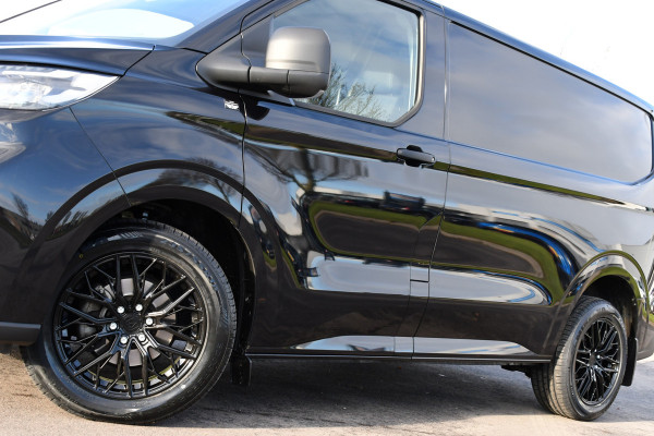 Ford Transit Custom 300 2.0 TDCI L1H1 Black Edition Virtual, Adaptieve Cruise, Carplay, Camera, Leder, LED, NAVI, Automaat, Uniek!