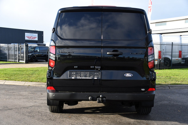 Ford Transit Custom 300 2.0 TDCI L1H1 Black Edition Virtual, Adaptieve Cruise, Carplay, Camera, Leder, LED, NAVI, Automaat, Uniek!