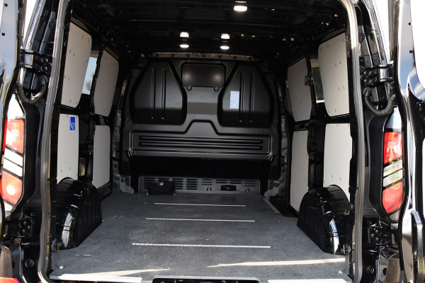 Ford Transit Custom 300 2.0 TDCI L1H1 Black Edition Virtual, Adaptieve Cruise, Carplay, Camera, Leder, LED, NAVI, Automaat, Uniek!