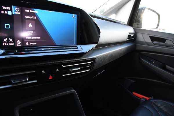 Volkswagen Caddy Cargo 2.0 TDI 1st Black Edition Virtual, Adaptieve Cruise, Camera, Leder, LED, Carplay, Trekhaak, Stoelverwarming, Uniek!