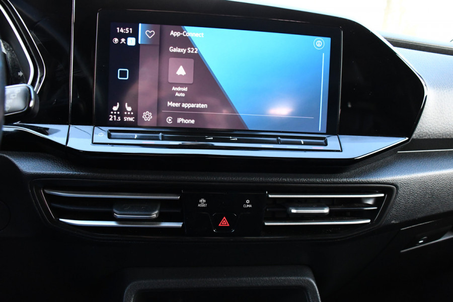 Volkswagen Caddy Cargo 2.0 TDI 1st Black Edition Virtual, Adaptieve Cruise, Camera, Leder, LED, Carplay, Trekhaak, Stoelverwarming, Uniek!