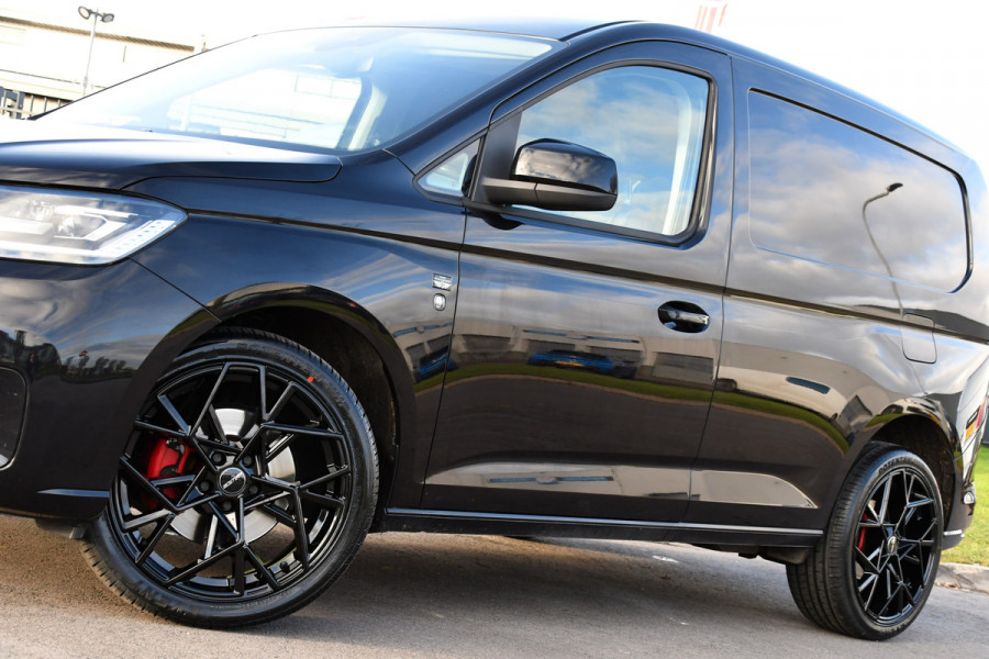 Volkswagen Caddy Cargo 2.0 TDI 1st Black Edition Virtual, Adaptieve Cruise, Camera, Leder, LED, Carplay, Trekhaak, Stoelverwarming, Uniek!