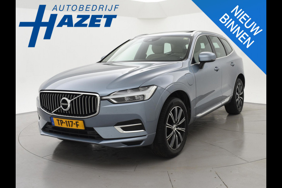 Volvo XC60 2.0 T8 TWIN ENGINE 390 PK INSCRIPTION + TREKHAAK | PANORAMA | LEDER | CARPLAY | 19 INCH | CAMERA
