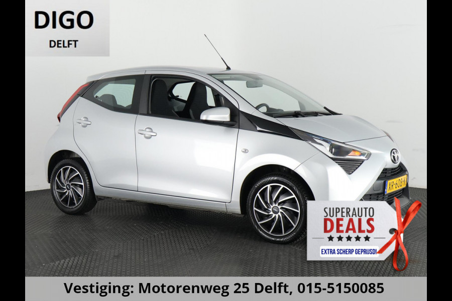 Toyota Aygo 1.0 VVT-i X-PLAY CAMERA CARPLAY NAVI GARANTIE 2029 AIRCO. VOLLEDIG ONDERHOUDEN