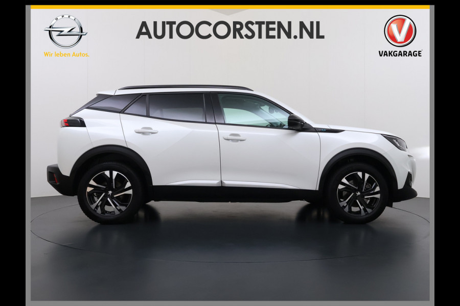 Peugeot e-2008 EV Allure Pack 50kWh SOH 89% Navi* Ecc 360°Camera Apple Carplay Android Auto Cruise Control Lmv 17" Led Keyless Privacy Glas Rijstrooksensor 1e Eigenaar Origineel Nederlandse Auto