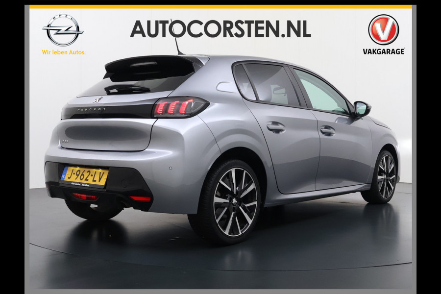 Peugeot 208 1.2I 101PK 5Drs Panoramadak Navi Ecc Apple Carplay Android Auto Cruise Control Pdc Allure Bluetooth Isofix Lmv 17" Led Privacy Glas Keyless Rijstrooksensor 1e Eigenaar Origineel Nederlandse Auto Nieuwprijs  €24.923,-
