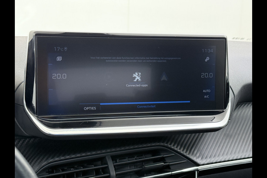 Peugeot 208 1.2I 101PK 5Drs Panoramadak Navi Ecc Apple Carplay Android Auto Cruise Control Pdc Allure Bluetooth Isofix Lmv 17" Led Privacy Glas Keyless Rijstrooksensor 1e Eigenaar Origineel Nederlandse Auto Nieuwprijs  €24.923,-