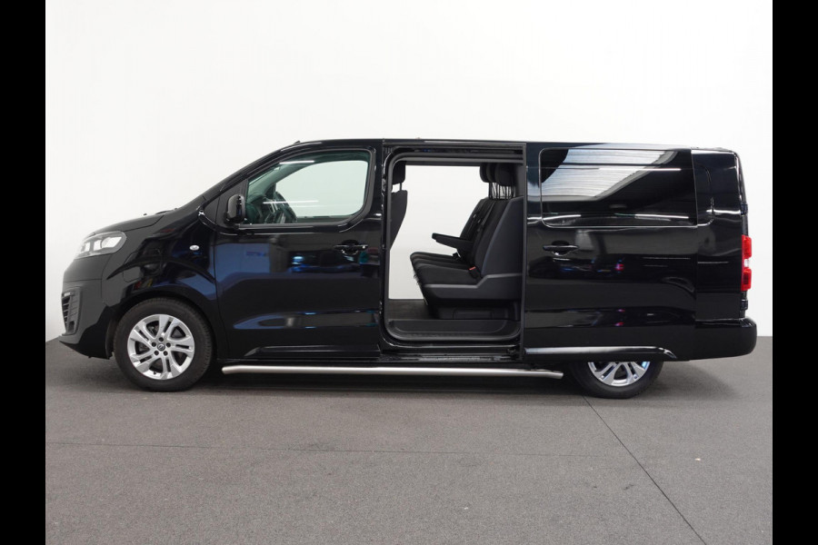 Opel Vivaro-e L3 75kWh 6-Persoons Dubbele Cabine Automaat Airco Navi 2 x Schuifdeur