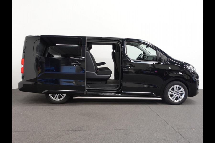 Opel Vivaro-e L3 75kWh 6-Persoons Dubbele Cabine Automaat Airco Navi 2 x Schuifdeur