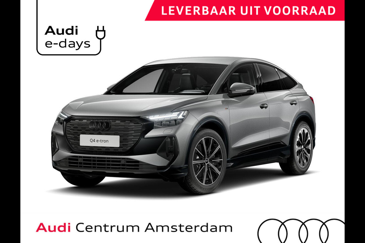 Audi Q4 Sportback e-tron 45 S edition Competition 82 kWh 286 pk | Assistentiepakket plus | Trekhaak | Ambient lichtpakket | Optiekpakket zwart plus |