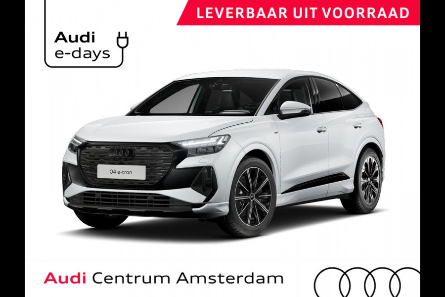 Audi Q4 Sportback e-tron 45 S edition Competition 82 kWh 286 pk | Assistentiepakket plus | Trekhaak | Ambient lichtpakket | Optiekpakket zwart plus |