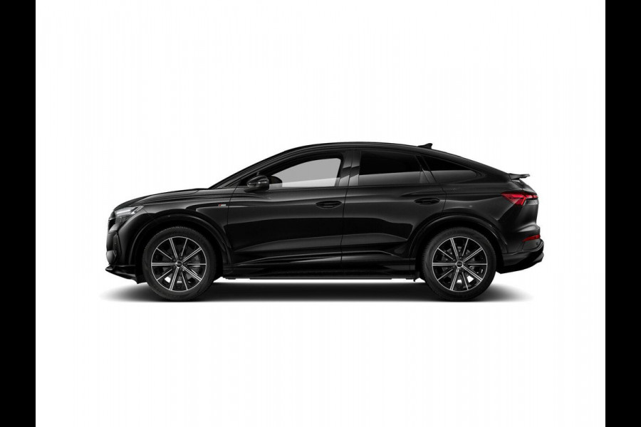 Audi Q4 Sportback e-tron 45 S edition Competition 82 kWh 286 pk | Assistentiepakket plus | Optiekpakket zwart plus | Ambient lichtpakket | Stoelverwarming voor |