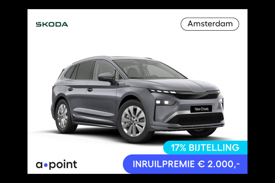 Škoda Enyaq 85 Business Edition 286 pk | Panoramadak | Lederen bekleding | Wegklapbare trekhaak | 20 inch lichtmetalen velgen
