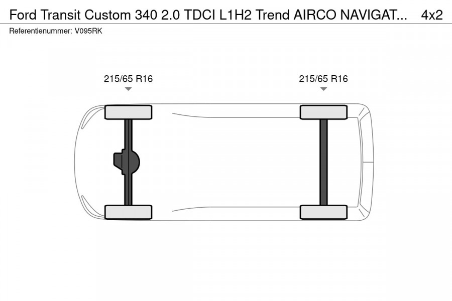 Ford Transit Custom 340 2.0 TDCI L1H2 Trend AIRCO NAVIGATIE CRUISE CONTROL