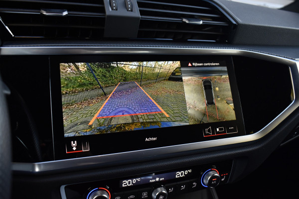 Audi Q3 Sportback 45 TFSI e S Line | 360 Camera | Lederen Bekleding | Black Optic | Sfeerverlichting | 3X S-Line | Stoelverwarming |
