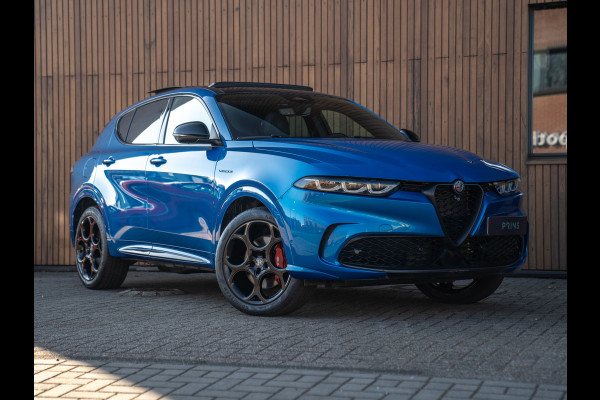Alfa Romeo Tonale 1.3T PHEV 280pk Veloce | Full! | Pano-dak | Harman/Kardon | LED-Matrix | Stoelventilatie | 360 cam | CarPlay | Blu Misano