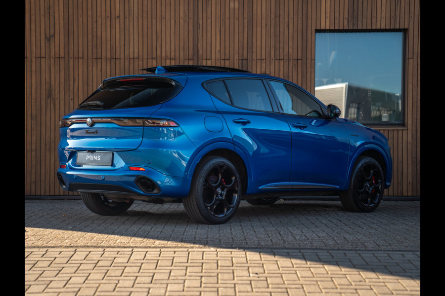 Alfa Romeo Tonale 1.3T PHEV 280pk Veloce | Full! | Pano-dak | Harman/Kardon | LED-Matrix | Stoelventilatie | 360 cam | CarPlay | Blu Misano