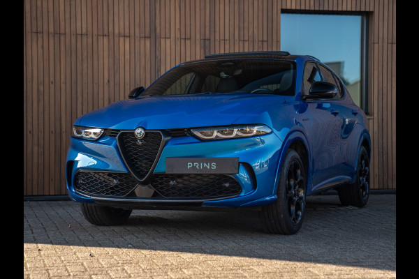 Alfa Romeo Tonale 1.3T PHEV 280pk Veloce | Full! | Pano-dak | Harman/Kardon | LED-Matrix | Stoelventilatie | 360 cam | CarPlay | Blu Misano