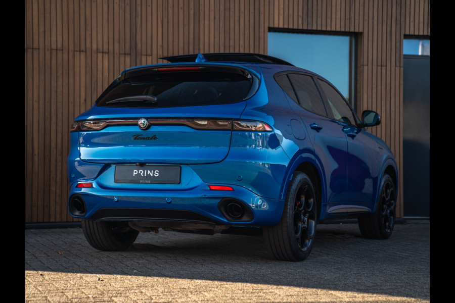 Alfa Romeo Tonale 1.3T PHEV 280pk Veloce | Full! | Pano-dak | Harman/Kardon | LED-Matrix | Stoelventilatie | 360 cam | CarPlay | Blu Misano