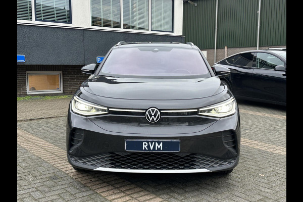Volkswagen ID.4 Pro 77 kWh COMPLETE AUTO|WARMTEPOMP| SPORTSTOELEN| ELEK. STOELEN MET MEMORY + MASSAGE| ELEK. TREKHAAK| ELEK. ACHTERKLEP| 360 CAMERA VOORRUITVERWARMING| PANO|