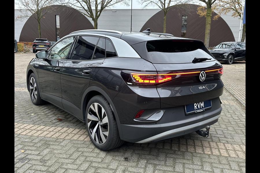 Volkswagen ID.4 Pro 77 kWh COMPLETE AUTO|WARMTEPOMP| SPORTSTOELEN| ELEK. STOELEN MET MEMORY + MASSAGE| ELEK. TREKHAAK| ELEK. ACHTERKLEP| 360 CAMERA VOORRUITVERWARMING| PANO|