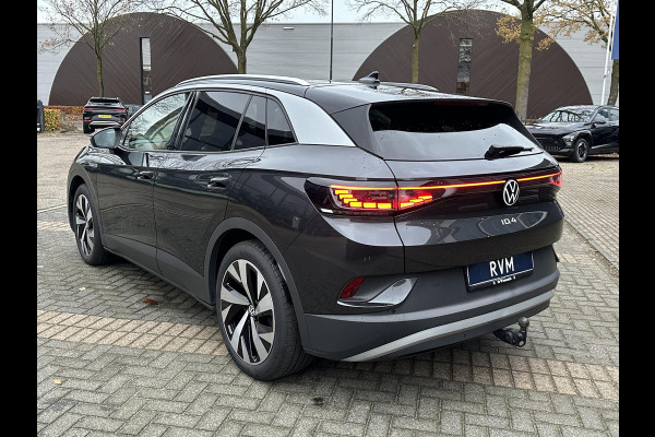 Volkswagen ID.4 Pro 77 kWh COMPLETE AUTO|WARMTEPOMP| SPORTSTOELEN| ELEK. STOELEN MET MEMORY + MASSAGE| ELEK. TREKHAAK| ELEK. ACHTERKLEP| 360 CAMERA VOORRUITVERWARMING| PANO|