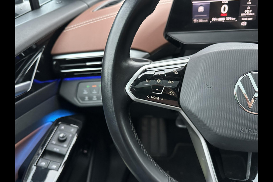 Volkswagen ID.4 Pro 77 kWh COMPLETE AUTO|WARMTEPOMP| SPORTSTOELEN| ELEK. STOELEN MET MEMORY + MASSAGE| ELEK. TREKHAAK| ELEK. ACHTERKLEP| 360 CAMERA VOORRUITVERWARMING| PANO|