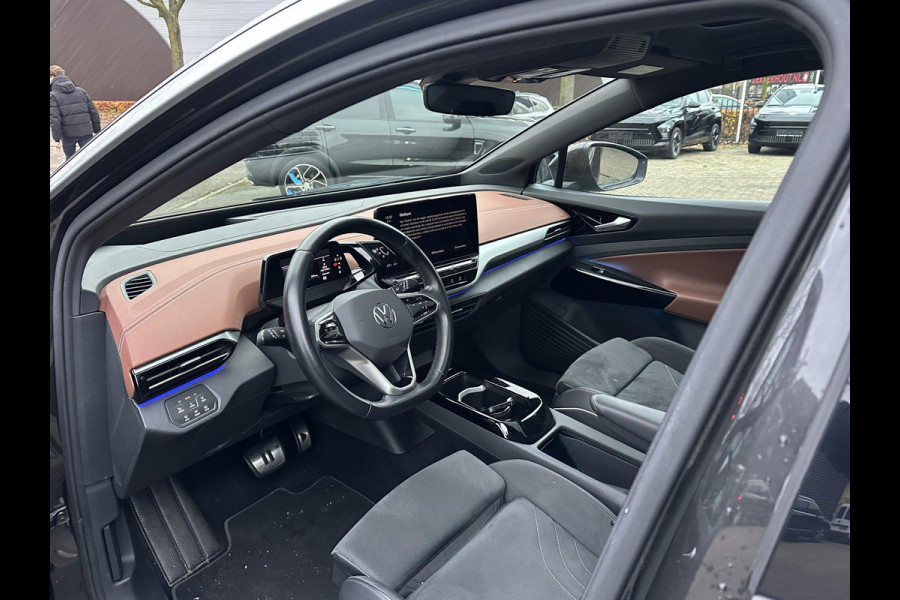 Volkswagen ID.4 Pro 77 kWh COMPLETE AUTO|WARMTEPOMP| SPORTSTOELEN| ELEK. STOELEN MET MEMORY + MASSAGE| ELEK. TREKHAAK| ELEK. ACHTERKLEP| 360 CAMERA VOORRUITVERWARMING| PANO|