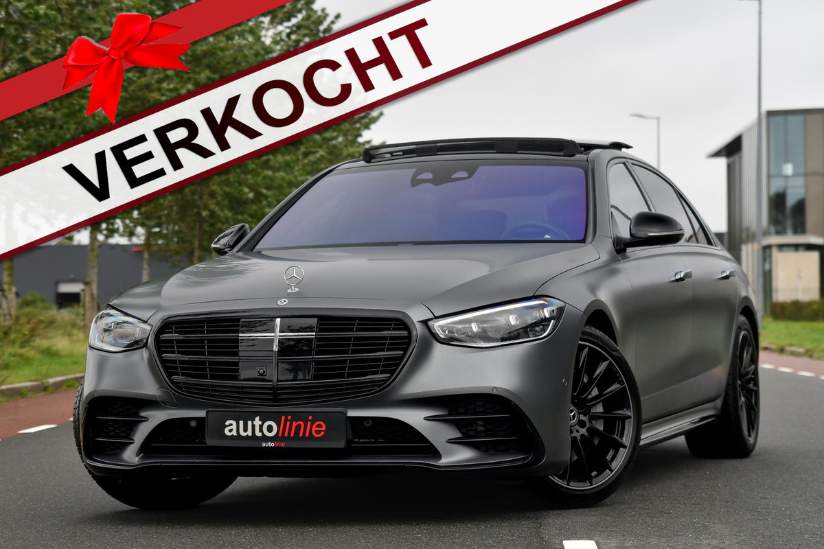 Mercedes-Benz S-Klasse 580 e Lang AMG Line. Nappa, Rear Executive, Chauffeurpakket, Luchtv, Massage, Softcl, Pano, Distro+, HUD!