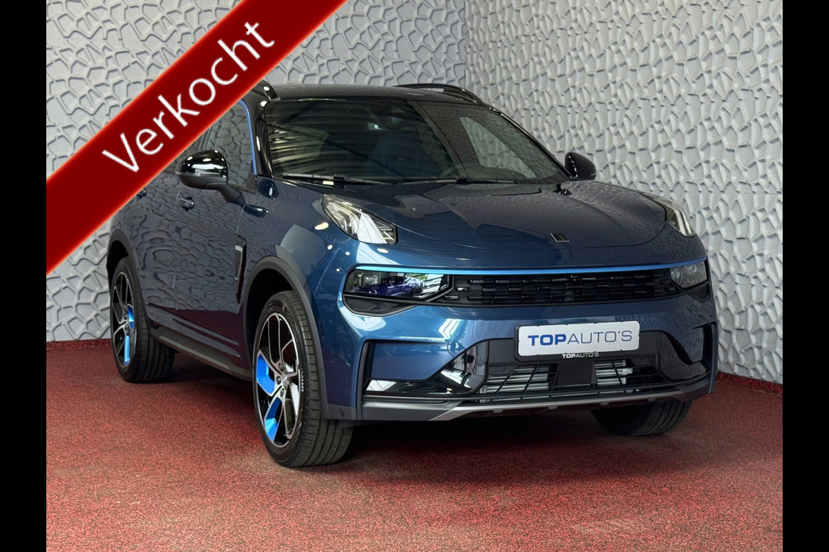 Lynk & Co 01 2025  / STUUR/STOEL VERW. 1.5 261 PK ZWARTE HEMEL 360CAM 4 JAAR GARANTIE PHEV Plug-in Hybrid More phev