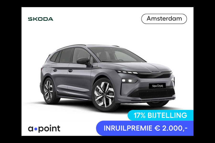 Škoda Enyaq 85 Sportline 286pk | Elek. stoel | Adaptive Cruise | 20 inch | blind spot
