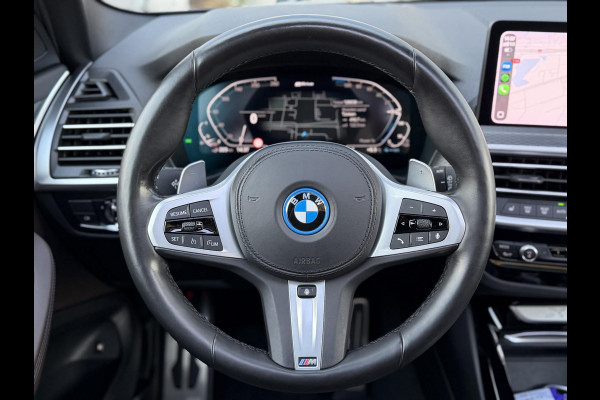 BMW X3 xDrive30e High Ex. M-Sport |Pano|Leer|Memory|360Cam|HUD|HIFI|Trekhaak|Tansanit